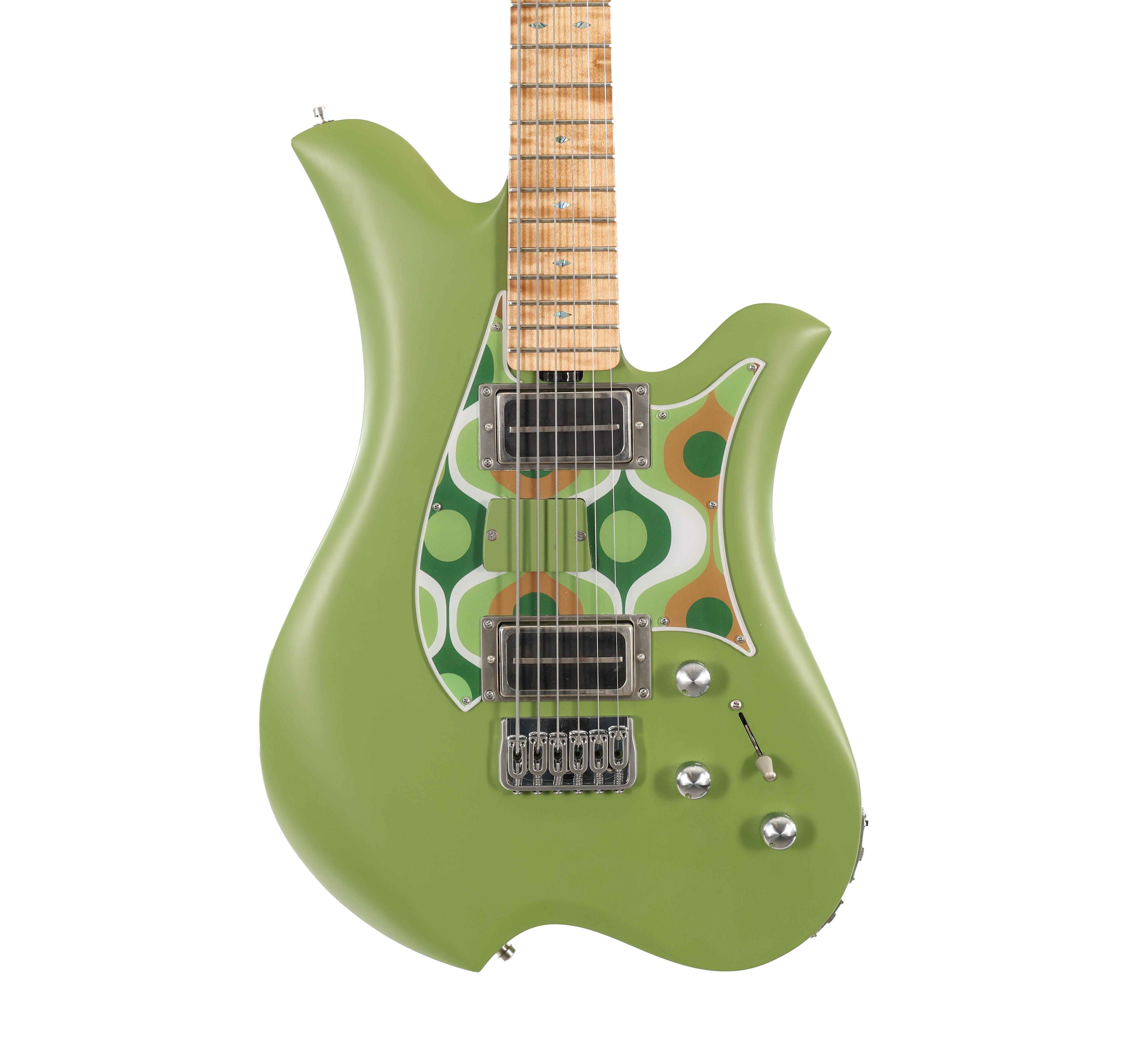 Bacci Guitars Leonardo Dual Output CC Baritone Guitar in Parato